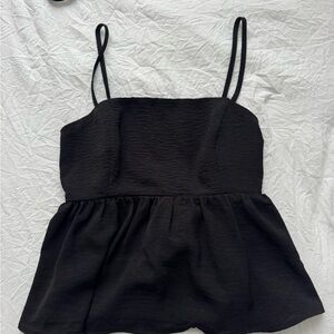 Timing Black Camisole Top